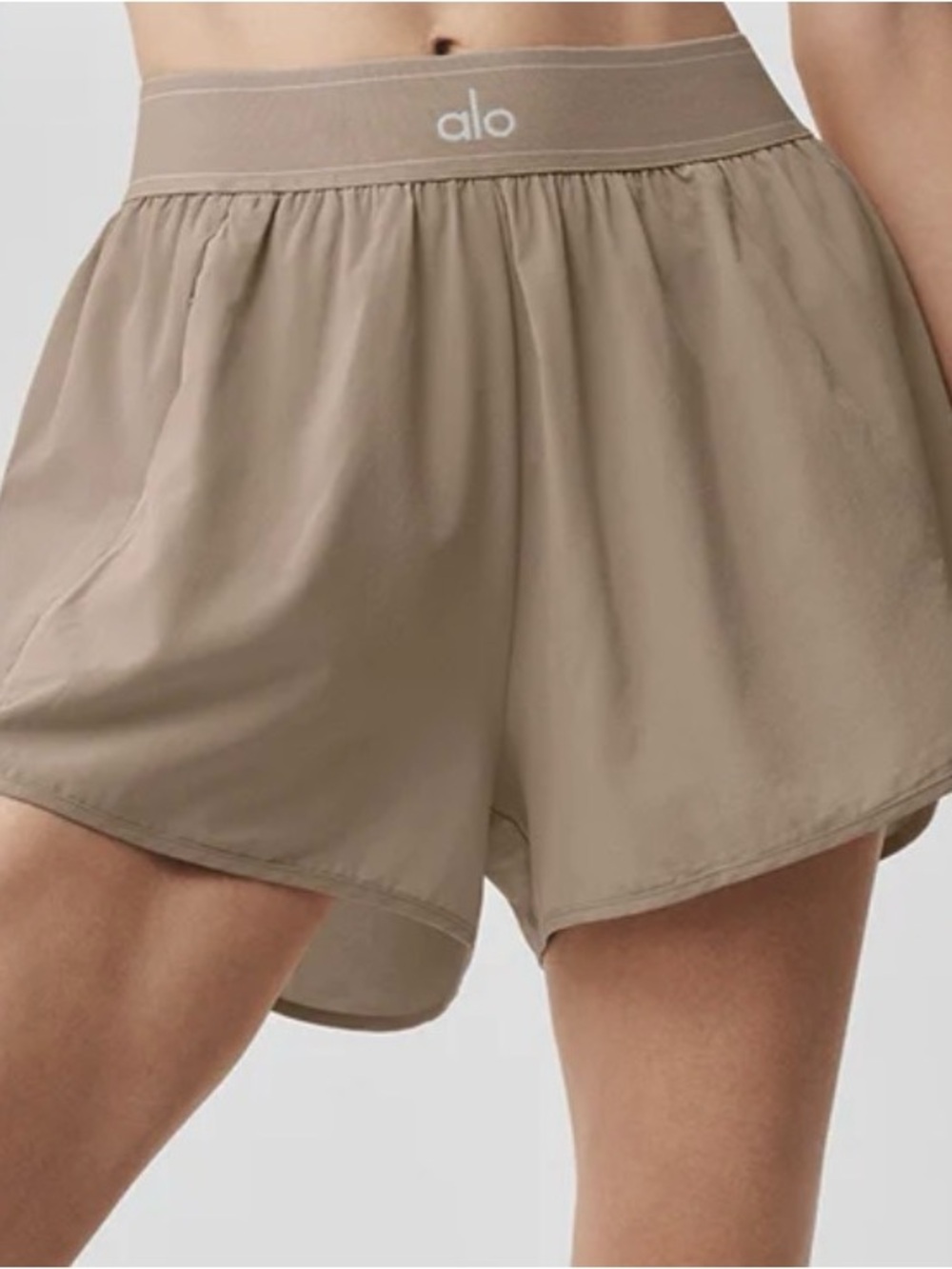 ALO Match Point Shorts - Gravel Size Small